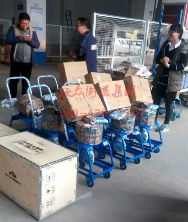 沃眾衡器發(fā)貨現(xiàn)場 沃眾衡器發(fā)貨現(xiàn)場